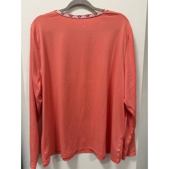 Lands End Pajama Set Size XXL Women's Solid/Floral Pants/top - Picture 14 of 16